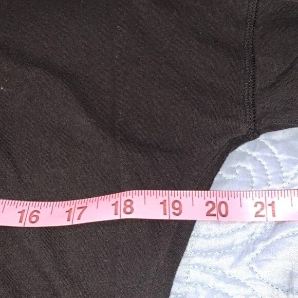 Victorias Secret Black Long Sleeve Tunic Top With VS Logo S/P Cotton & Polyester - Picture 5 of 7